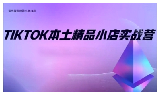 TikTok本土精品小店出海实战营，从入门到高阶，不止0-1!-爱找项目网
