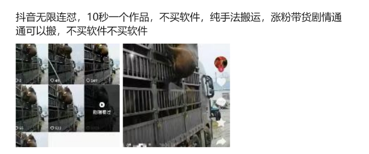 抖音无限连怼，10秒一个作品不买软件，纯手法搬运，涨粉带货剧情通通可以搬-爱找项目网