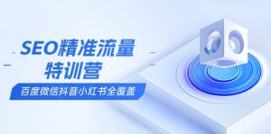 SEO精准流量特训营,百度微信抖音小红书全覆盖,带你搞懂搜索优化核心技巧-爱找项目网