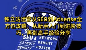 独立站运营从SEO到Adsense全方位攻略，从新手入门到进阶技巧，再到高手经验分享-爱找项目网