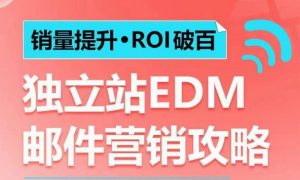 销量提升•ROI破百 独立站EDM邮件营销攻略，如何通过邮件营销每年获得100万美金销售额!-爱找项目网