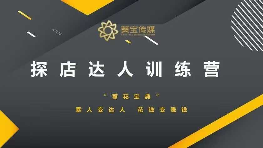 探店达人训练营，素人变达人，花钱变赚钱-爱找项目网