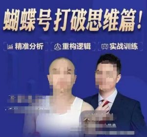 天诺老吴蝴蝶号50节线上课，蝴蝶号打破思维篇-爱找项目网