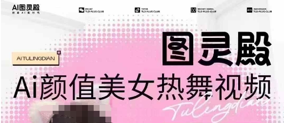 全网首发，原价988图灵殿AI颜值美女热舞视频，云端生图，轻松过原创-爱找项目网