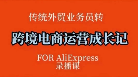 跨境电商速卖通运营课，​运营方法论+后台实操，逻辑清晰-爱找项目网