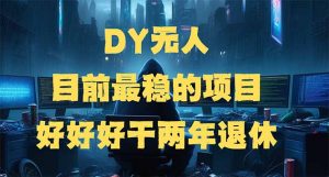 DY无人，目前最稳的项目，矩阵放大边旅游边赚钱，好好好干两年退休-爱找项目网