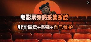 电影票券码采集系统_从商户放单转型做抢单达人-爱找项目网