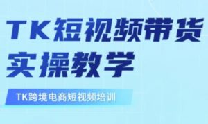东南亚TikTok短视频带货,TK短视频带货实操教学-爱找项目网
