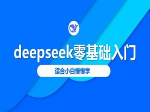 deepseek零基础入门-deepseek教程2025，适合小白慢慢学-爱找项目网