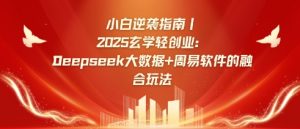 小白逆袭指南，2025玄学轻创业：Deepseek大数据+周易算法的融合玩法-爱找项目网