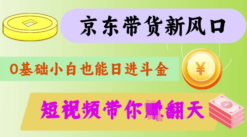 最新京东短视频带货代运营秘籍，轻松躺挣【揭秘】-爱找项目网