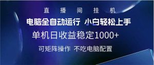 2025直播间最新玩法单机日入1000+ 全自动运行 可矩阵操作-爱找项目网