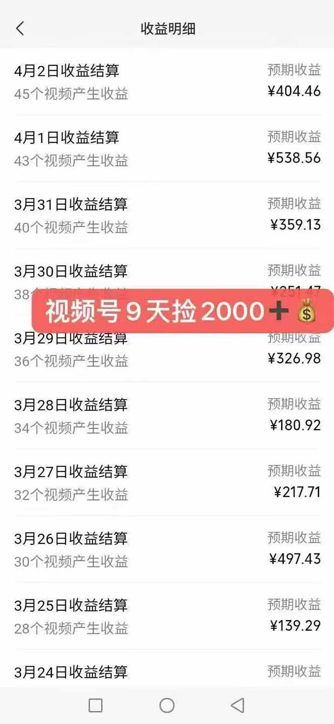 全新托管躺赚项目，微信视频号公众号托管代运营，每天五分钟，收益大几百-爱找项目网