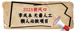 2025新风口，懒人必做项目，浏览器全自动掘金【揭秘】-爱找项目网