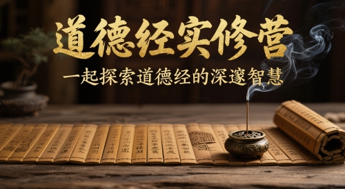 道德经实修营，一起探索道德经的深邃智慧-爱找项目网