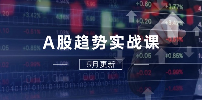 A股趋势实战课：主力动向+政策红利，2025全年策略5月更新-爱找项目网