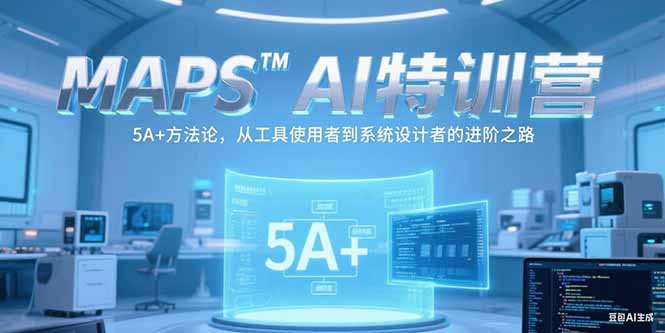 MAPSAI特训营，掌握 5A+方法论，从工具使用者到系统设计者的进阶之路-爱找项目网