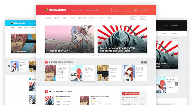 Madara 2.2.2.1主题源码 | 响应式WordPress漫画小说主题模板-爱找项目网