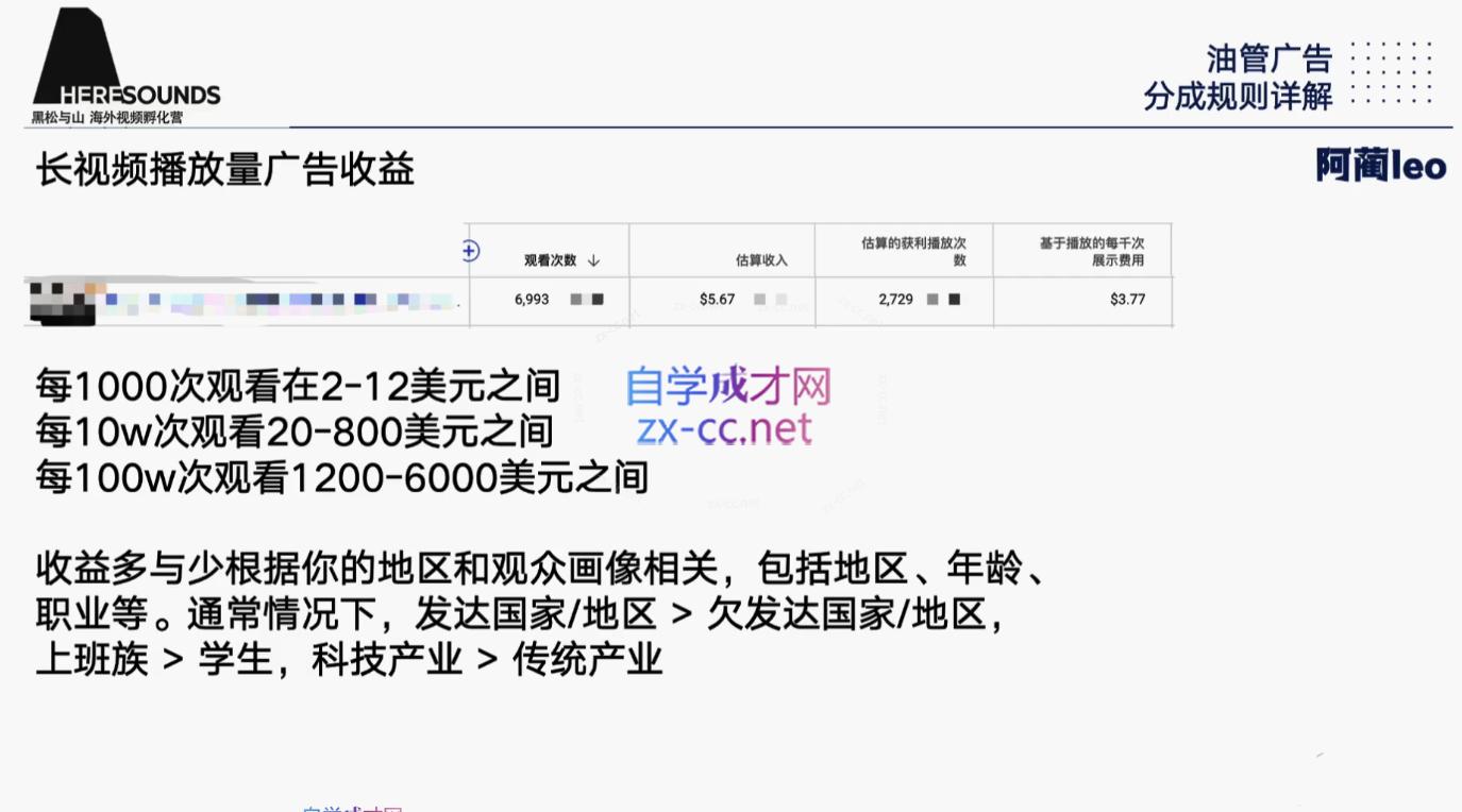 阿蔺Leo·跨境油管视频YouTube实训营(更新2025)-爱找项目网