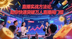 直播实战方法论，助你快速突破万人直播间门槛-爱找项目网