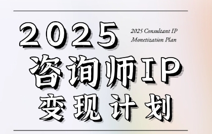 7天构建咨询师变现系统，2025咨询师IP变现计划训练营-爱找项目网