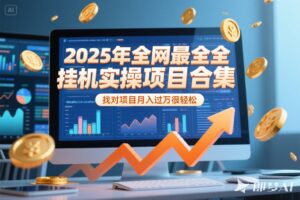2025年挂机实操项目实操演练，挂机类型，AI直播类型，轻资产创业类型...-爱找项目网