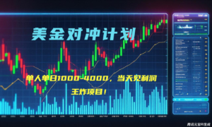 2025年最暴力项目“美金先登计划”最新最强对冲战法，每日实际收益1K-4K-爱找项目网