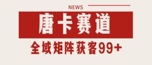唐卡赛道私域引流获客 自热矩阵SOP日引流99+精准客资-爱找项目网
