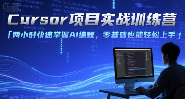 Cursor项目实战训练营，两小时快速掌握AI编程，零基础也能轻松上手-爱找项目网