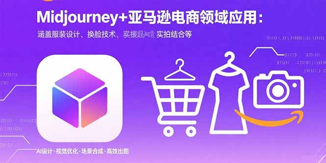 Midjourney+电商领域商业应用：涵盖服装设计、换脸技术、实拍结合等-爱找项目网