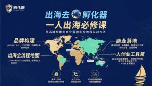 出海去 孵化器 一人出海必修课：从品牌构建到商业落地的全流程实战方法-爱找项目网