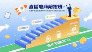 直播电商陪跑班:快速掌握直播电商的核心技能并实现就业/创业目标-爱找项目网