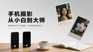 手机摄影从小白到大师,零基础带你学习手机摄影,拍出朋友圈点赞大片-爱找项目网