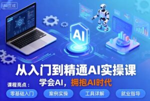 从入门到精通AI实操课，学会AI，拥抱AI时代-爱找项目网