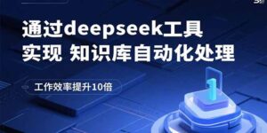 通过deepseek工具实现知识库自动化处理，工作效率提升10倍-爱找项目网