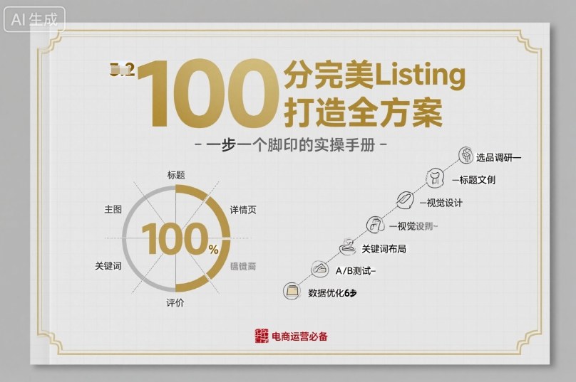 100分完美Listing打造全方案,想要完美listing必须是需要一步一个脚印的-爱找项目网