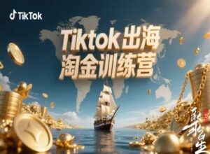 Tiktok出海淘金训练营，跨境电商TK实战变现-爱找项目网