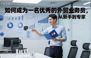 如何成为一名优秀的外贸业务员，从新手到专家-爱找项目网