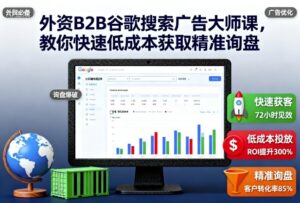 外资B2B谷歌搜索广告大师课，教你快速低成本获取精准询盘-爱找项目网
