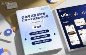 公众号运营高阶课，打造一个优质IP公众号-爱找项目网
