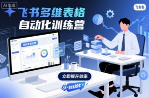 飞书多维表格自动化训练营，手把手教你告别重复处理，用多维表格开启高效办公新模式-爱找项目网