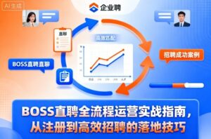 BOSS直聘全流程运营实战指南，从注册到高效招聘的落地技巧-爱找项目网