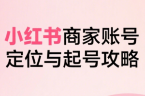 大晴老师·小红书电商全链路实战从定位到爆单(更新9月)-爱找项目网