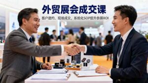 外贸展会成交课，含目标制定、客户邀约、现场成交，系统化SOP提升参展ROI-爱找项目网