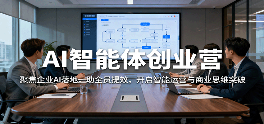 AI智能体创业营:聚焦企业AI落地,助全员提效,开启智能运营与商业思维突破-爱找项目网