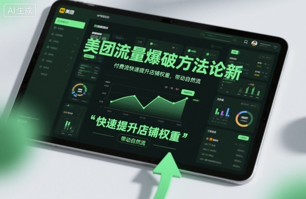 美团流量爆破方法论,付费流快速提升店铺权重,带动自然流-爱找项目网