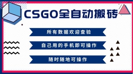 CSGO全自动搬砖,年底钱回家好项目,当天可拿到结果,新手小白轻松月入1W+【揭秘】-爱找项目网