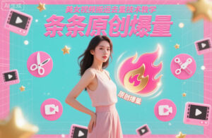 美女视频搬运去重技术教学，条条原创爆量-爱找项目网