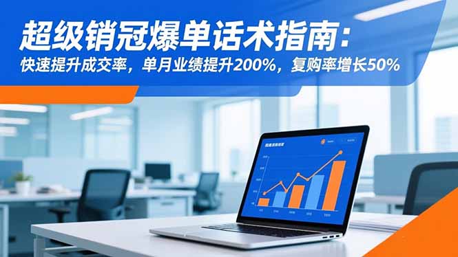 超级销冠爆单话术指南:快速提升成交率,单月业绩提升200%,复购率增长50%-爱找项目网