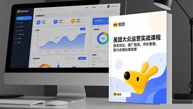 美团大众运营实战课程,排名优化、推广投放、评价管理,助力店铺业绩倍增-爱找项目网